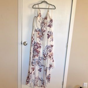 Miami White Floral Dress